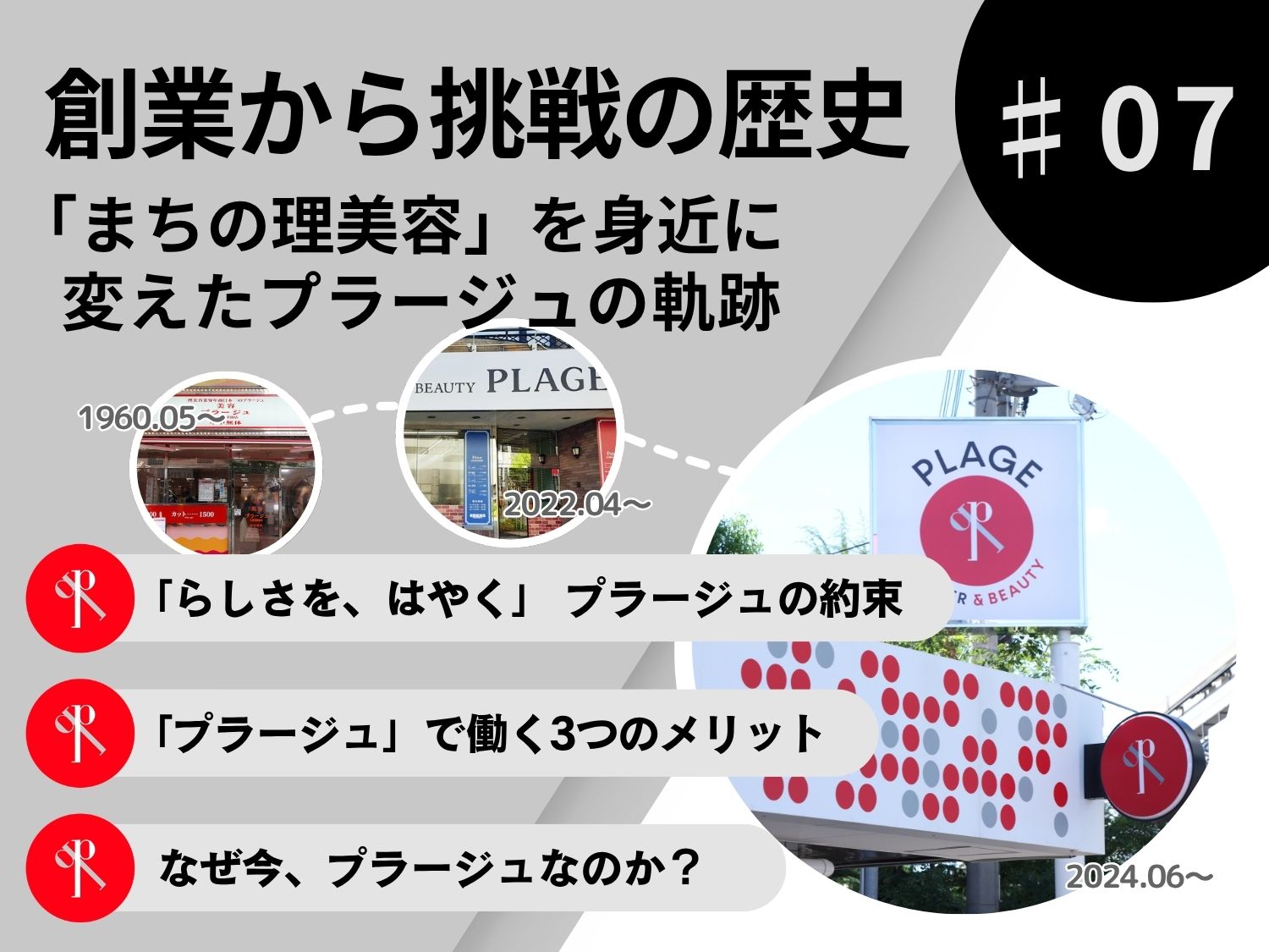 創業から挑戦の歴史 「まちの理美容」を身近に変えたプラージュの軌跡